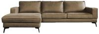 ECKSOFA BLOOM Beige Leder