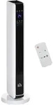 HEIZGER&Auml;T, 2200W, mit Fernbedienung 8-Stunden-Timer, ABS, PA, Wei&szlig;+Schwarz