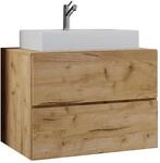 Waschtischkombi Lendas ca. 80 cm Honigeiche