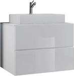 Waschtischkombi Lendas ca. 80 cm Wei&szlig;