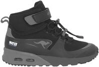 KangaROOS Unisex Kinder Kx-hydro Sneaker, Jet Black Steel Grey, 29 EU
