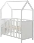 HAUSBETT 60 x 120 cm wei&szlig;