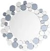 Wandspiegel Bubble Silber/Grau