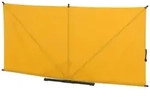 Sichtschutz Anthrazit/Gelb BH: 280 x150 cm