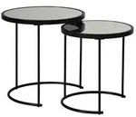 Satztisch "WL5.985", 2-er Set, schwarz