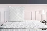 Kopfkissen Superwashed Wolle ca. 80x80x15,5 cm Wei&szlig;