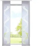 VORHANG 2ER SET BONN HxB 245x45 cm Grau