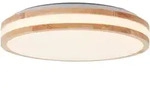 LED-Deckenleuchte Laskos Braun/Wei&szlig; max 22 Watt Deckenlampe