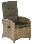Gartensessel 2er-Set Atrani Beige Kunststoffgeflecht
