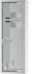 MEDIZINSCHRANK, Mattglas, 430 Edelstahl+geh&auml;rtete Glast&uuml;r, Silber