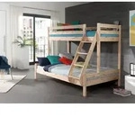 Etagenbett MARTIN Naturfarben ca. 90/140x200 cm Echtholz