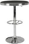 Bartisch American Diner ca. 60x68 cm Schwarz