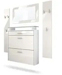 GARDEROBE Malea Front in Creme Hochglanz