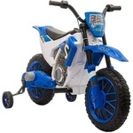 ELEKTROMOTORRAD Kindermotorrad Kinderfahrzeug Elektrofahrzeug Blau+Wei&szlig;