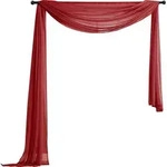 QUERBEHANG 1ER SET HxB 140x600 Bordeaux