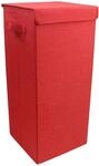 W&auml;schekorb Dreso L ca. 30x70x30 cm Rot