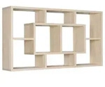 Wandregal Alex ca. 85x48x16 cm Eichefarben
