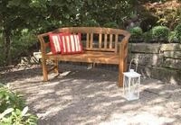 Gartenbank Holz 2-Sitzer Batam