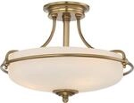 Deckenleuchte Griffin Messingfarben max. 100 Watt Deckenlampe