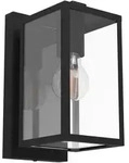 Au&szlig;enwandleuchte Budrone Klar/Schwarz max. 40 Watt Wandlampe