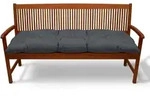 BANKPOLSTER Flair BK 100/50/8cm Graphitgrau