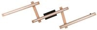 LED-Deckenleuchte Bellari Naturfarben max. 36 Watt Deckenlampe