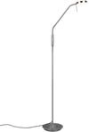 LED-Stehleuchte Monza Nickelfarben max. 12 Watt