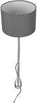 Wandleuchte Hotel in Grau/Nickel max. 3,1 Watt Wandlampe