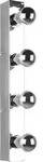 Wandleuchte Theatro in Chromfarben max. 10 Watt Wandlampe
