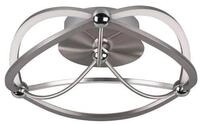 LED-Deckenleuchte Charivari Nickelfarben max. 20 Watt Deckenlampe