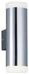 LED-Wandleuchte Ray in Wei&szlig;/Chrom max. 2x4 Watt Wandlampe