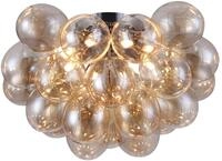 Deckenleuchte Balbo Nickelfarben max. 28 Watt Deckenlampe