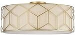 Deckenleuchte Messina Gold/Beige max. 60 Watt Deckenlampe