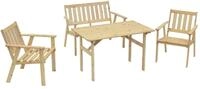 Gartenset Sylt 4-tlg. Kiefer massiv