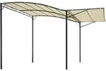 PAVILLON Stahl+Polyester Creme+Schwarz