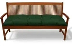 BANKPOLSTER Flair BK 120/50/8cm Dunkelgr&uuml;n