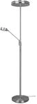 LED-Stehleuchte Franklin Nickelfarben max. 35 Watt