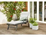 Gartenliege Valencia Anthrazit