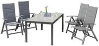 Gartenm&ouml;bel Set 5-tlg. Florenz aus Aluminium