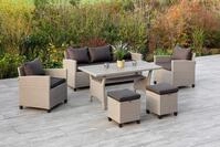 Loungegarnitur 16-tlg. Striano inkl. Kissen