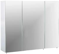 Spiegelschrank Basic 800 Wei&szlig; 3-t&uuml;rig