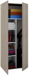 Mehrzweckschrank Vandol ca. 70x178x40 cm Eichefarben