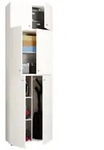 Mehrzweckschrank Lona XXL ca.70x223x39cm Wei&szlig;