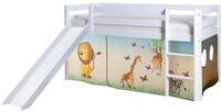 Spielbett "Manuel",aus Kiefer, multicolor/wei&szlig;