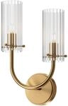 Wandleuchte Arco Messingfarben max. 40 Watt Wandlampe