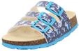 Superfit M&auml;dchen Fussbettpantoffel Hausschuh, Blau 8080, 24 EU