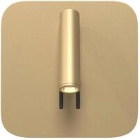 Wandleuchte IOS Goldfarben max. 9 Watt Wandlampe