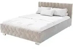 POLSTERBETT Nizza Beige 140x200 cm mit Matratze