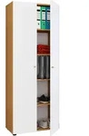 Mehrzweckschrank Vandol I Wei&szlig;/Buchefarben