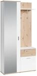 Garderobe Jakob Artisan Eiche Dekor/Wei&szlig; B: 97 cm
